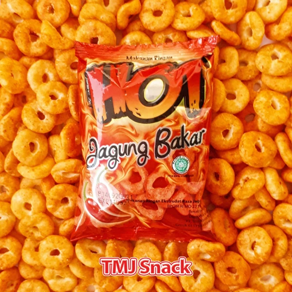 Corn Snack Spicy Grilled Corn Flavor Packaged 5 Grams (Hot Corn)